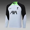 2023/2024 Liverpool Half-Pull Training Suit Grey Jersey 1:1 Thai Quality Set love fball
