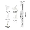 Resin Diamond Painting Point Drill Pen with 4 Various Tips Painting Arts 5D Point Drill Pen Diamonds Art Points Drills Pens for Nail Arts Rhinestone Decorations Cross-Stitch (White)