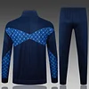 2025/2026 Psg Paris Saint-Germain Long Zipped Jacket Royal Blue Inkjet Football Shirt 1:1 Thai Quality