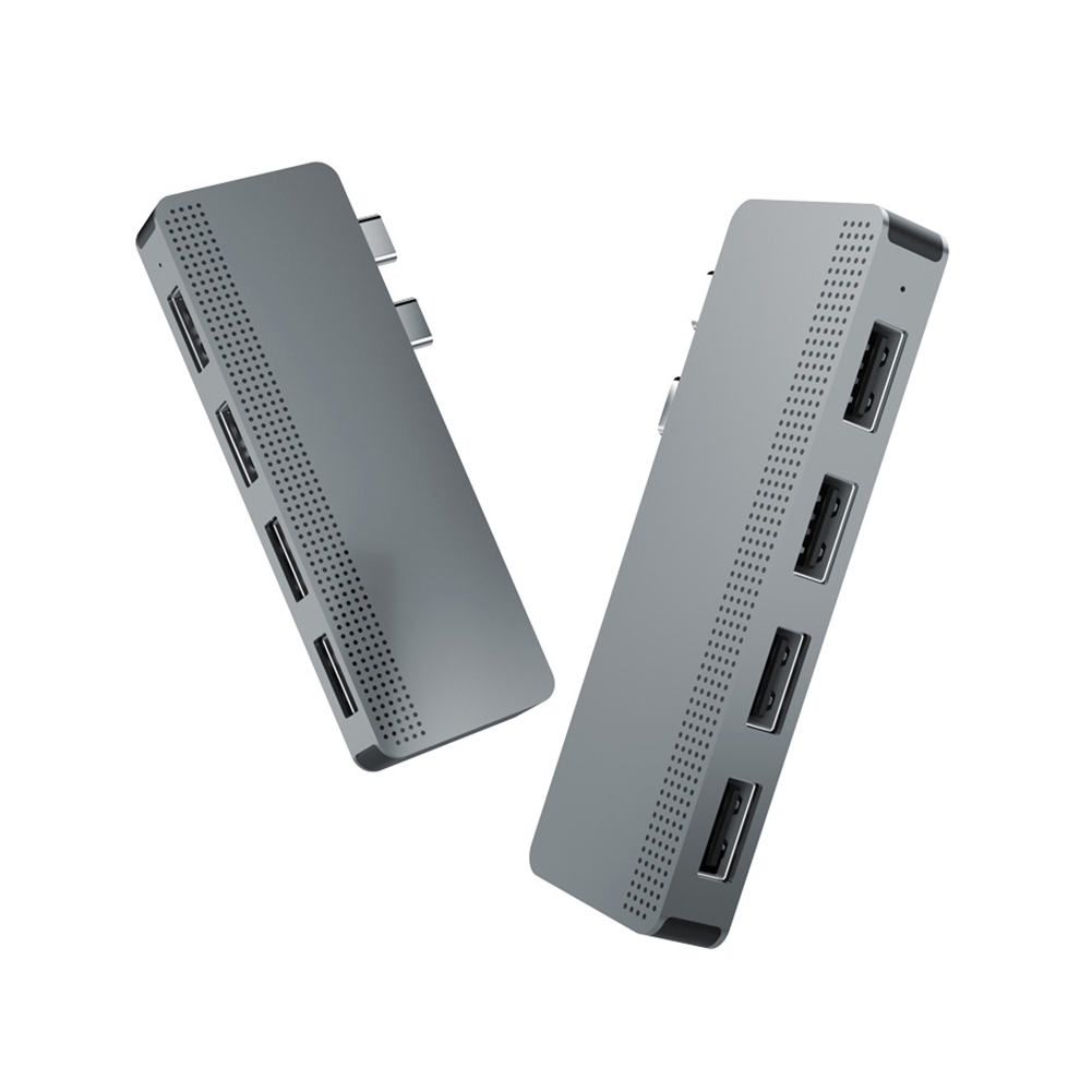 

Dual Type-C Hub Dock Station for MacBook Air/MacBook Pro Adapter USB Hub, 501 Original