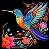 Hummingbird - Crystal Rhinestone Diamond Painting