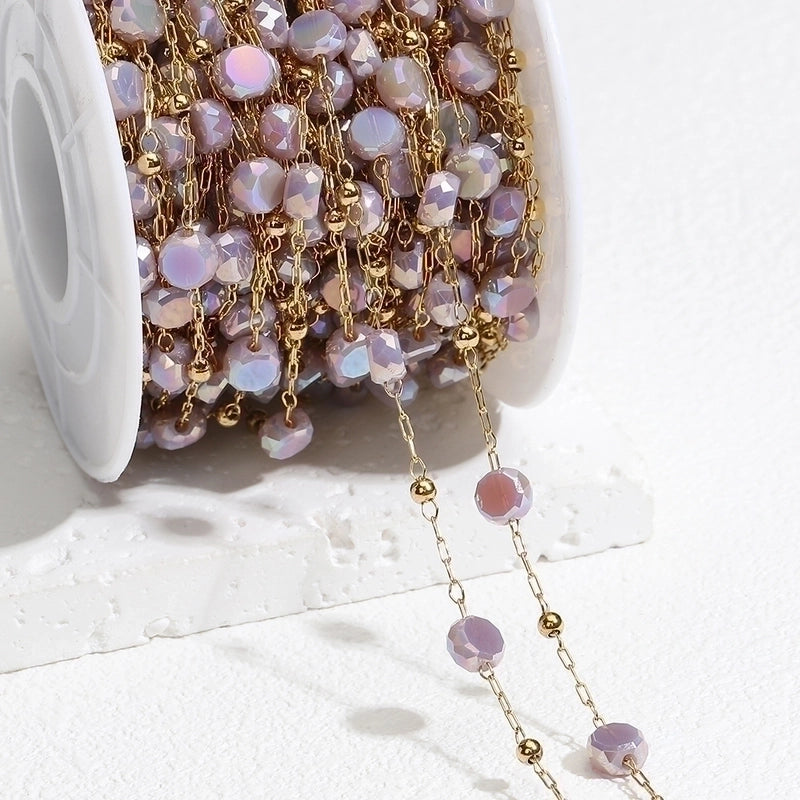 Elegant Geometric Stainless Steel Artificial Crystal Plating Jewelry Accessories