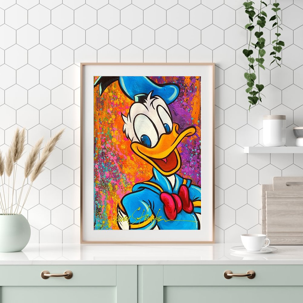 Full Round Diamond Painting Donald Duck