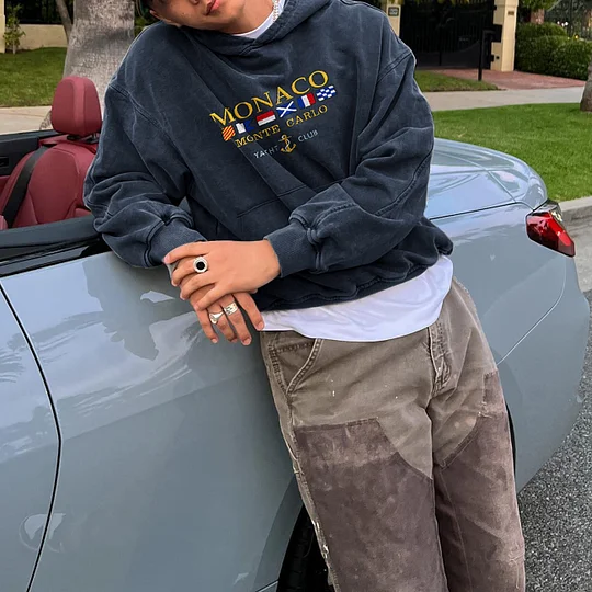 Vintage Unisex Yacht Club Hoodie