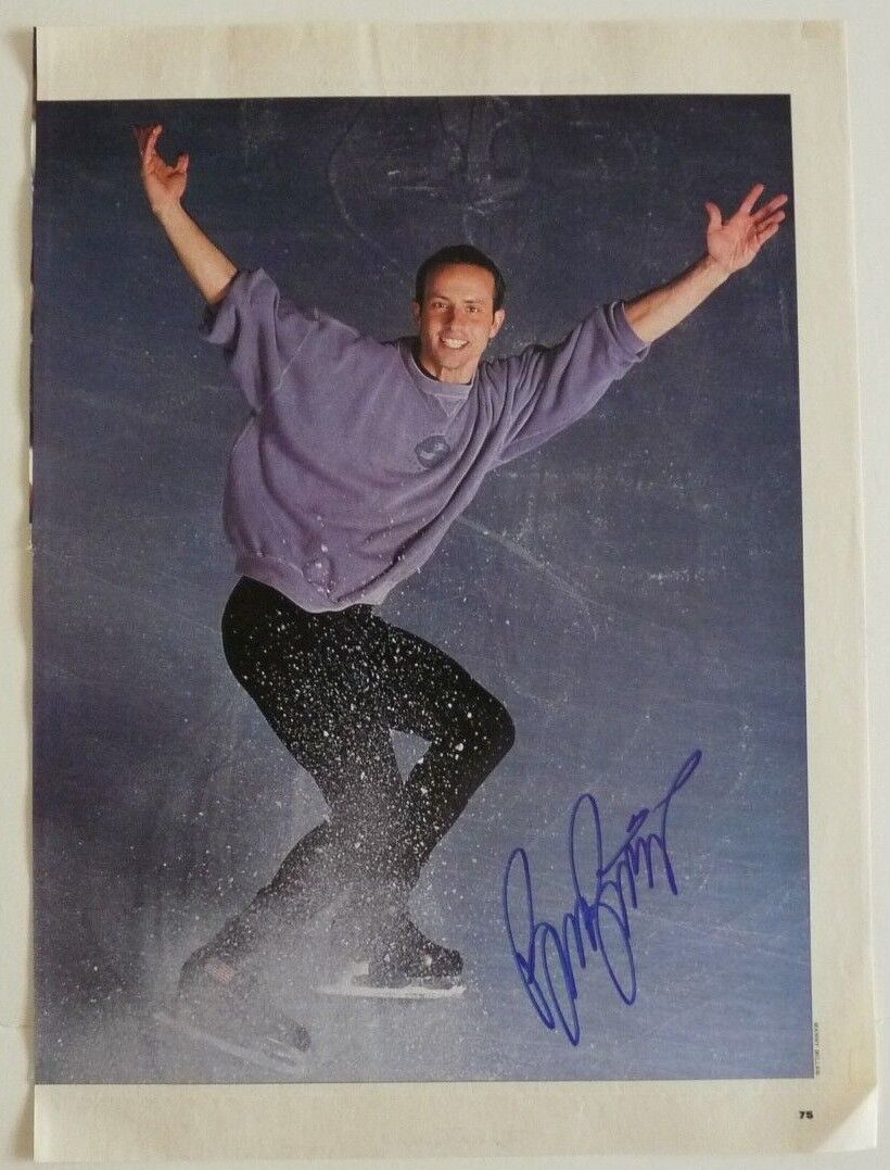 Bryan Boitano Olympic Skating Signed Autographed 8x11 Mag Photo Poster painting PSA Guaranteed 3