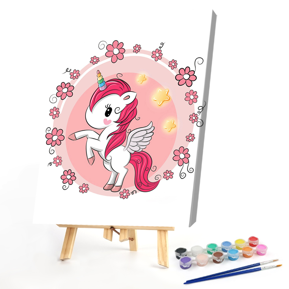 

40*50CM - Paint By Numbers - Unicorn, 501 Original