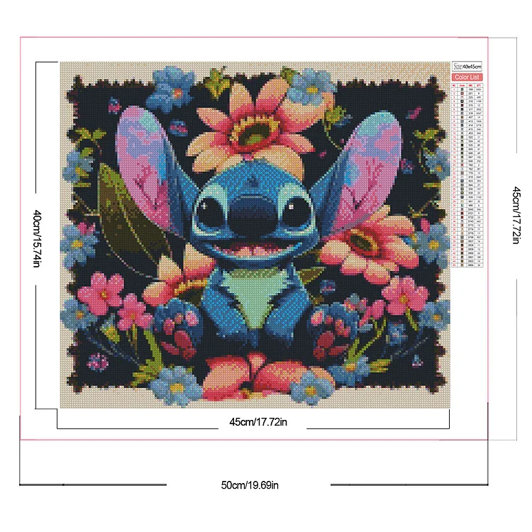 Disney Stitch Ohana Diamond Art Kit