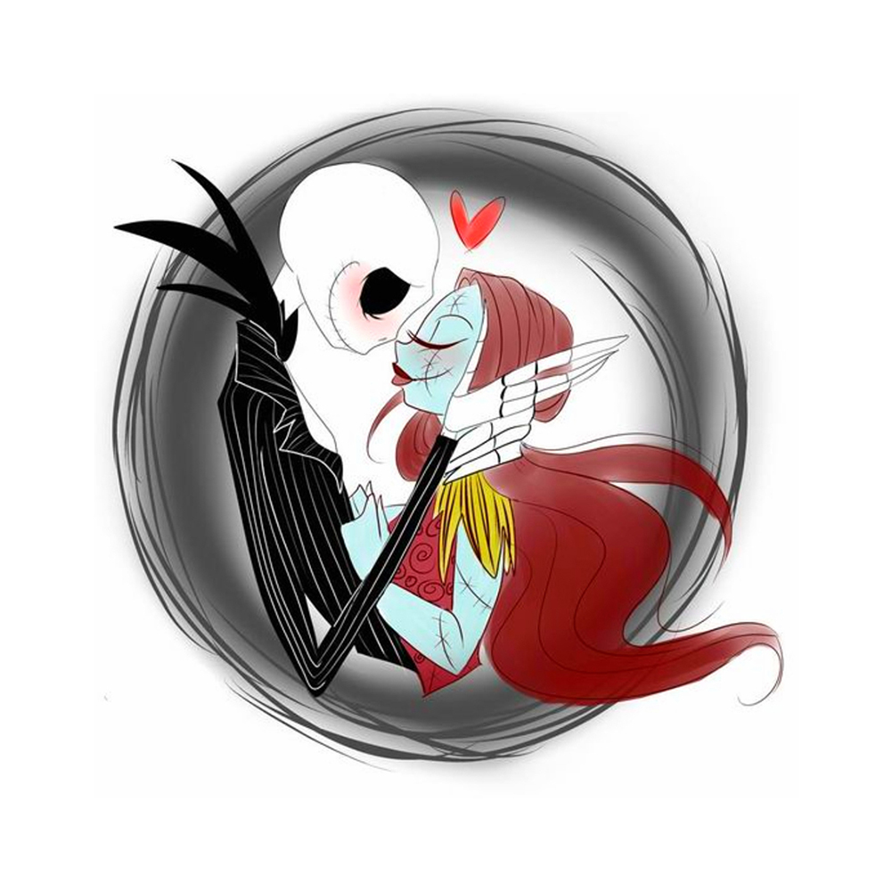

Jack Sally - 11CT Stamped Cross Stitch - 40*40CM, 501 Original