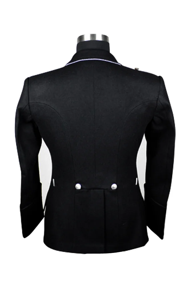   Elite German M1932 Officer Black Wool Tunic German-Uniform