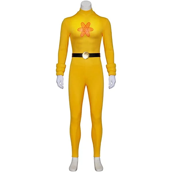 Mens Powerline Cosplay Costume Bodysuit Halloween Outfit