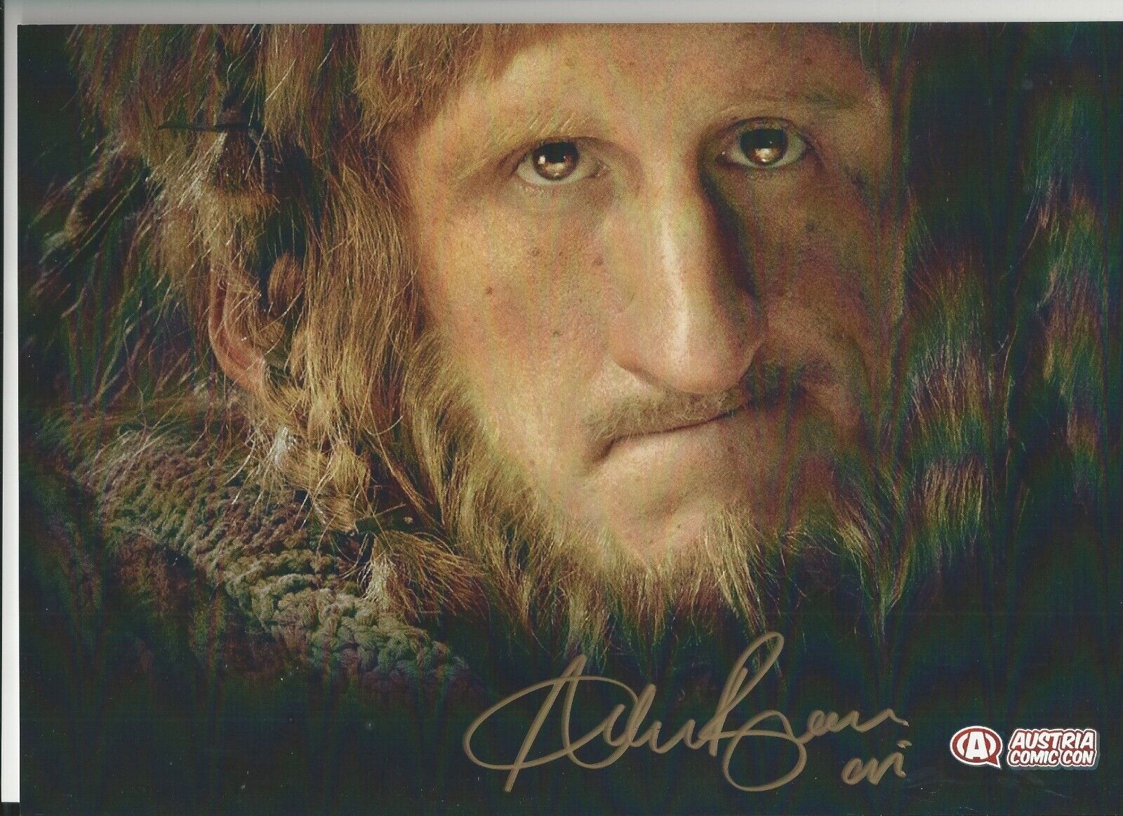 Adam Brown - The Hobbit signed Photo Poster painting