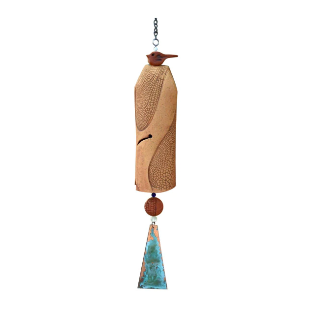 Beautiful Bird Rustic Dragonfly Wind Chimes | AvasHome