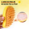 Brosse à poils d'animaux électrique Steamy 3 en 1
