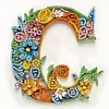Letter Special Shaped 5D DIY Partial Drill Diamond Painting Kits for Adults Beginners Home Decor Diamond Dots Paintings Diamonds Paintings Gem Art 11.81 X11.81inch