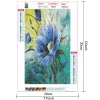 Blue flowers | Full Round Diamond Painting Kits