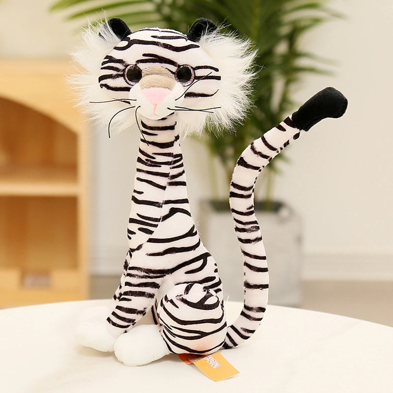 Simulation Animal Doll Plush Toy Lion Puppy Doll Tiger Kitten Cloth Doll