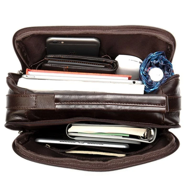 Casual Retro Leather Shoulder Bag Fashion Handbag