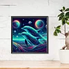 Diamond Painting-DIY Full Round Drill Dolphin(40*40CM)