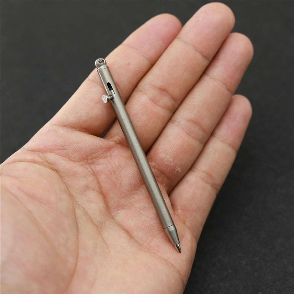 Mini Titanium Portable Pen, Titanium Outdoor Equipment