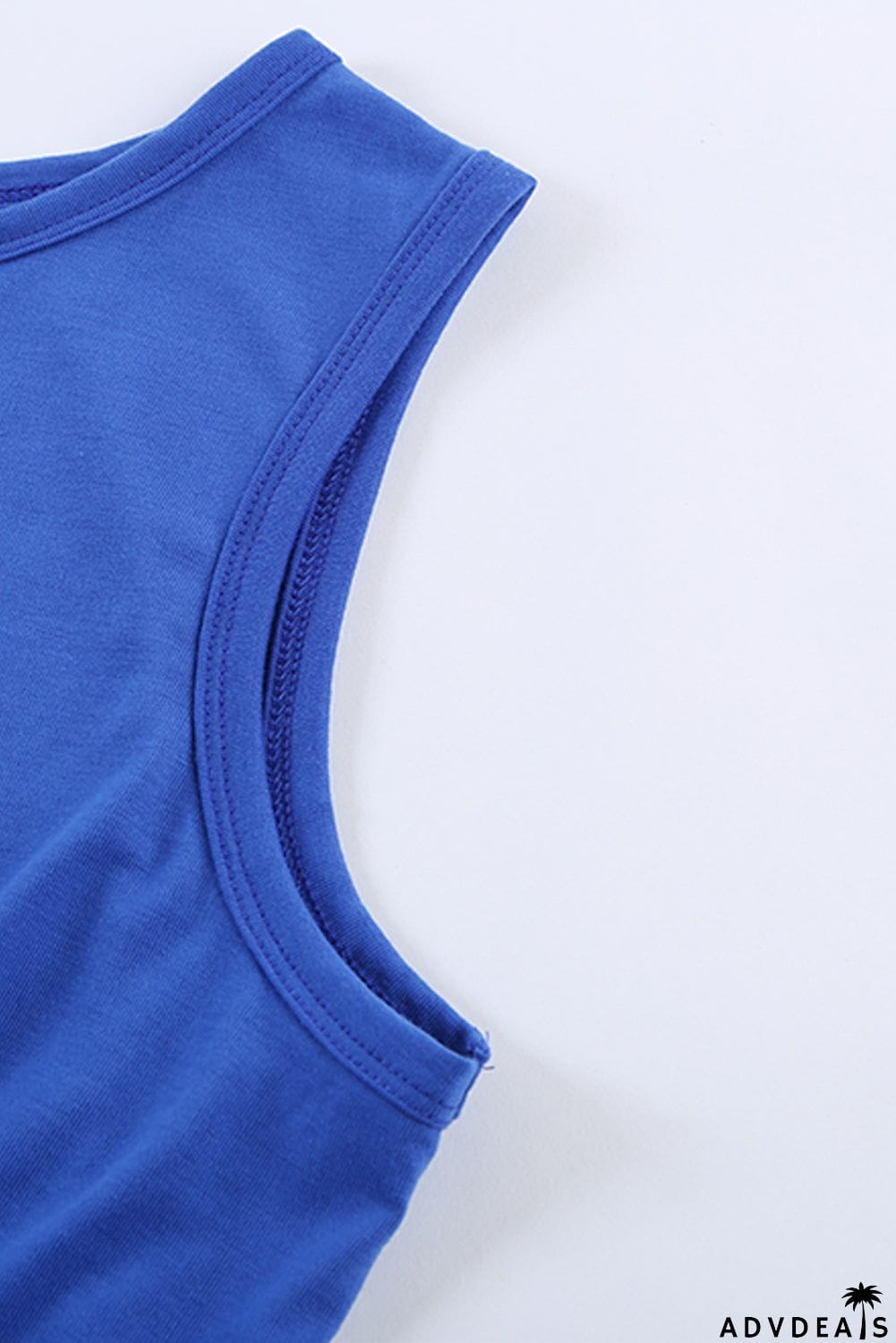 Burgundy Crew Neck Sleeveless Twist Hollow-out Bodycon Mini Dress