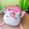 Baby Girls 3D Unicorn Backpacks Cute Plush School Bags