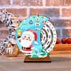 Diamond Painting Calendar Ornaments Wooden Rotating Calendar Desk Decor Kit