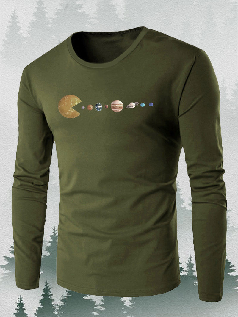 Men's Star Snake Men’s Long Sleeve T-Shirt
