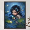 >SALE<Full Embroidery Eco-cotton Thread 11CT Print Butterfly Fairy Cross Stitch50x60cm