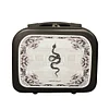 Palace Dark Silver Cast Royal Snake 14 Inch Suitcase Cosmetic Case Student Suitcase--Original Design