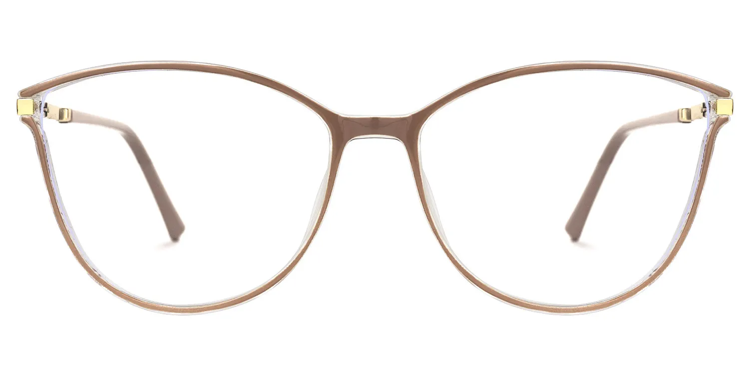 Jeremy Braun Cateye Brille Braun