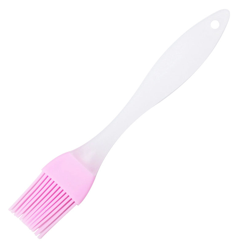 Silicone Oil Brush Small Split Non-lint Barbecue Seasoning Brush High Temperature Baking Oil Brush Plastic Handle Barbecue Brush