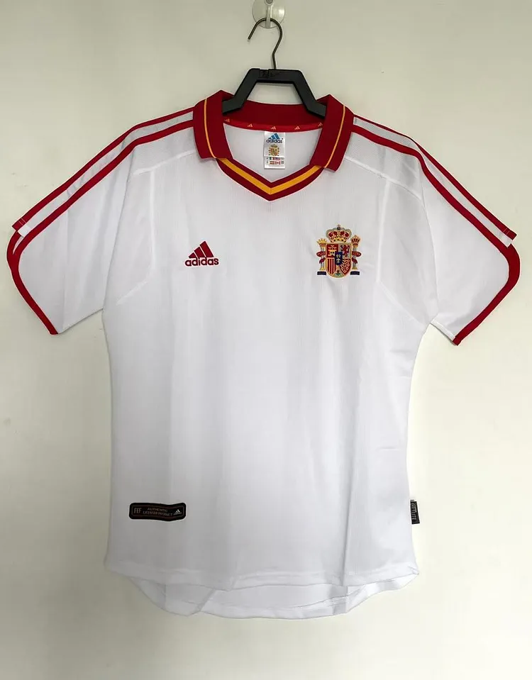 2000 Retro Spain Away Football Jersey 1:1 Thai Quality