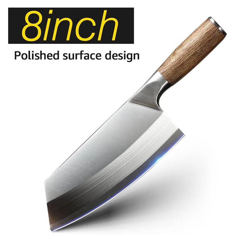 Kitchen knives Cleaver 8inch Chinese Butcher Chef Knife 5Cr15 Stainless Steel Cutter Razor Sharp Slicer Meat Chopping Knife