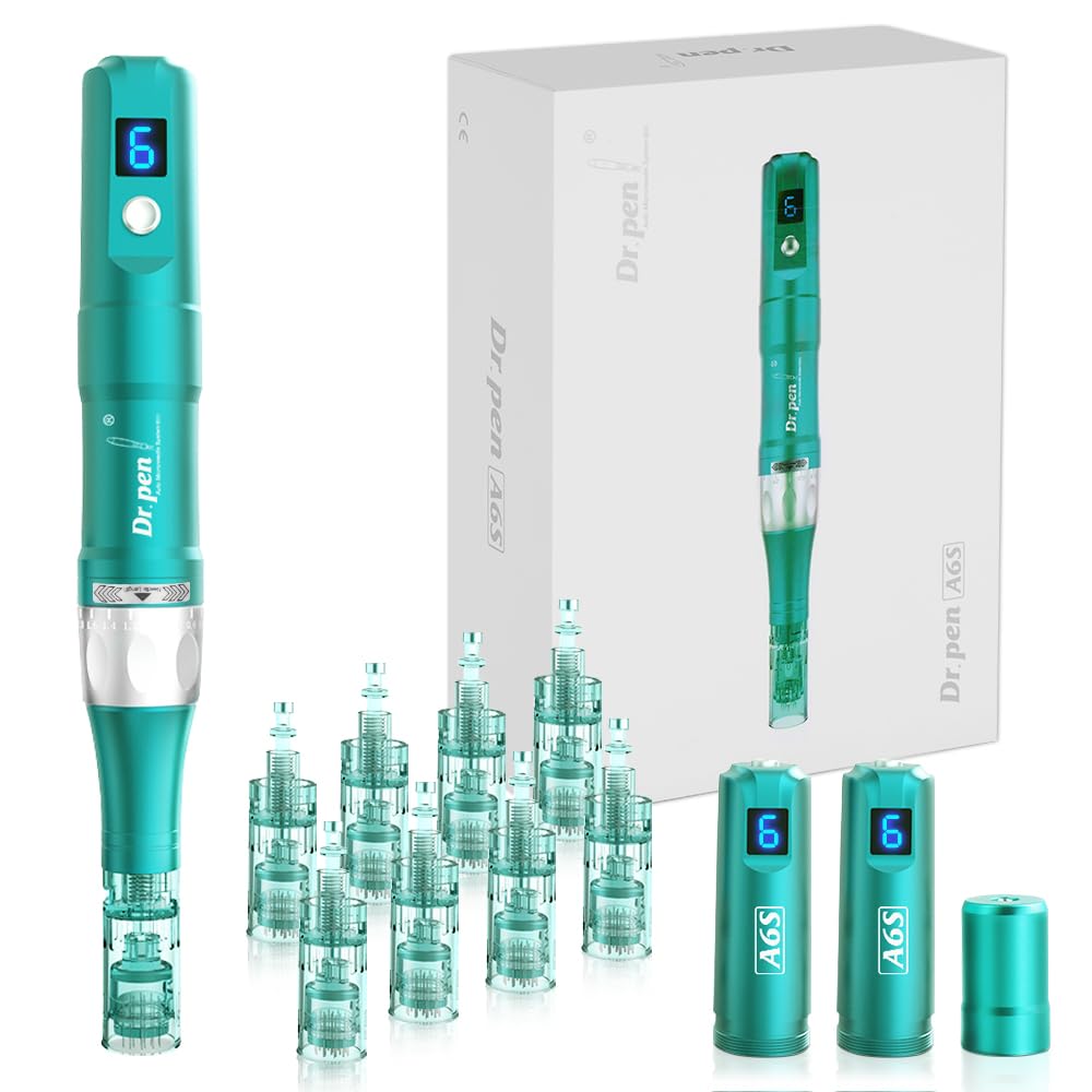 Dr. Pen Ultima A6S Microneedling Pen with 12 Cartridges