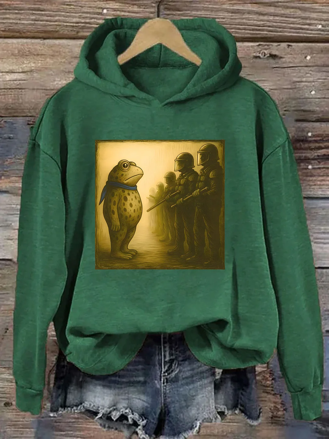 Portland Frog Hoodie