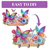 Rainbow Butterfly & Flower - 5D DIY Hooks - 28*17CM