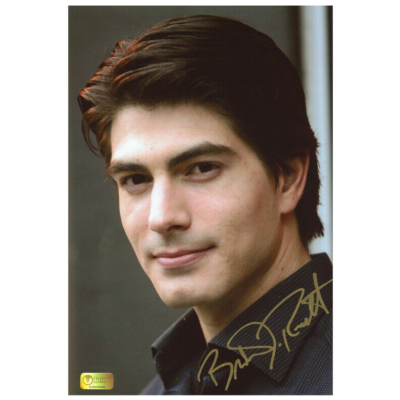 Brandon Routh Autographed 8x12 Portrait Photo Poster painting