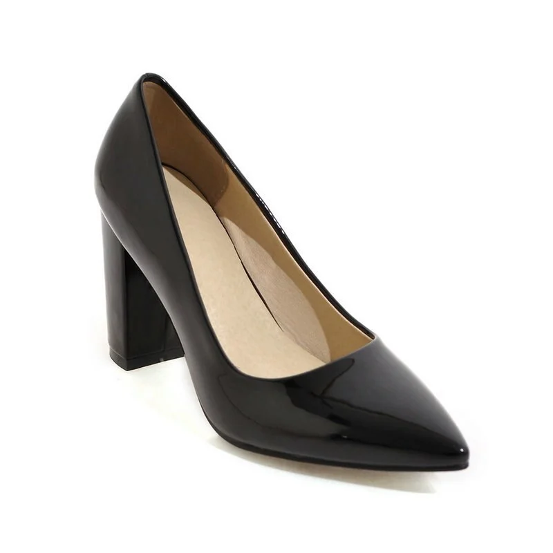 2021 New ladies dress shoes Black white red apricot yellow Sexy Party Women's Pumps High Heels Pointy Toe Women Shoes Big Size