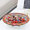 (US Local)Diamond Painting Wooden Serving Tray Decorative Diamond Painting Dining Plate(G)