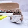 Cadeau Dr&ocirc;le de Pomme de Terre Positive Tricot&eacute;e