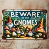 Beware Of Gnomes - Vintage Metal Signs(12*16Inch) - Warning