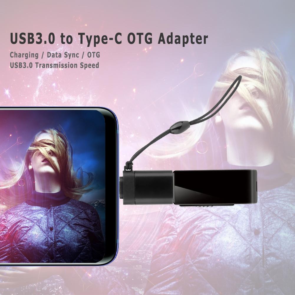 USB3.0 to Type C USB-C OTG Adapter Converter for Samsung Galaxy S9 S8 Plus от Cesdeals WW