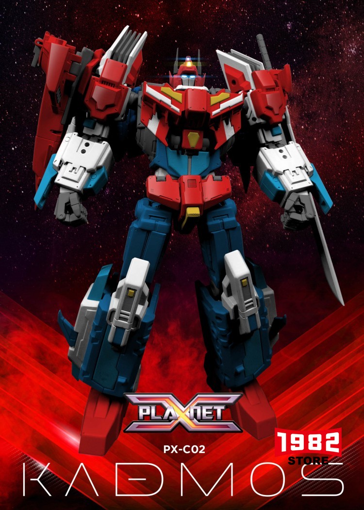 Planet X PX-C02 Kadmos IDW Star Saber Transformers Action Figure Reprint 1/12 Scale Articulated Metal Alloy Frame Collectible