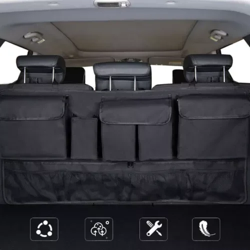 Dronehint Car Accessories Seat Back Cargo Net Pocket Organizer Storage Hanging Bags Parts (For: Land Rover) Parts