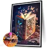 Butterfly  Book-Full Round Diamond Painting 30*40CM