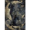 Black Cat Moon-11CT Counted Cross Stitch Kit(40x60cm)