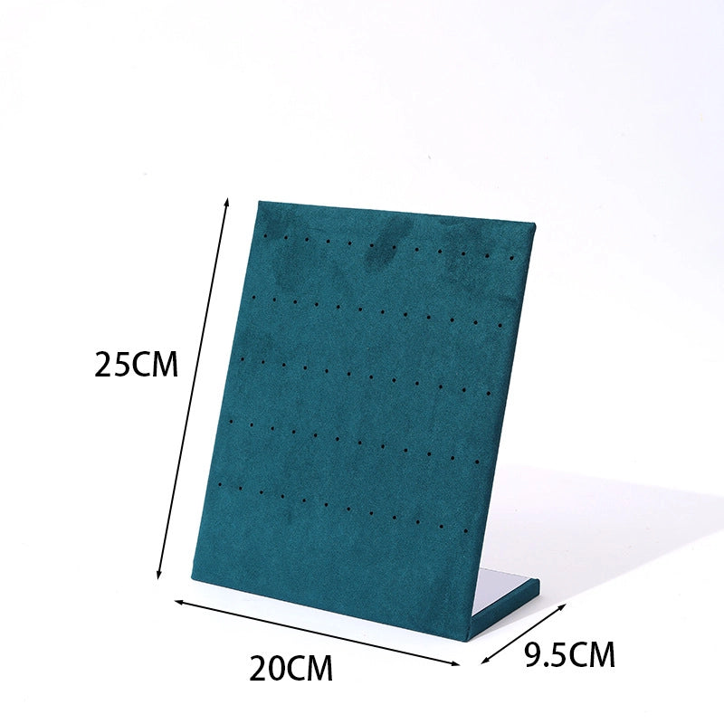 1 Piece Wood Flannel Casual Minimalist L Shape Jewelry Display