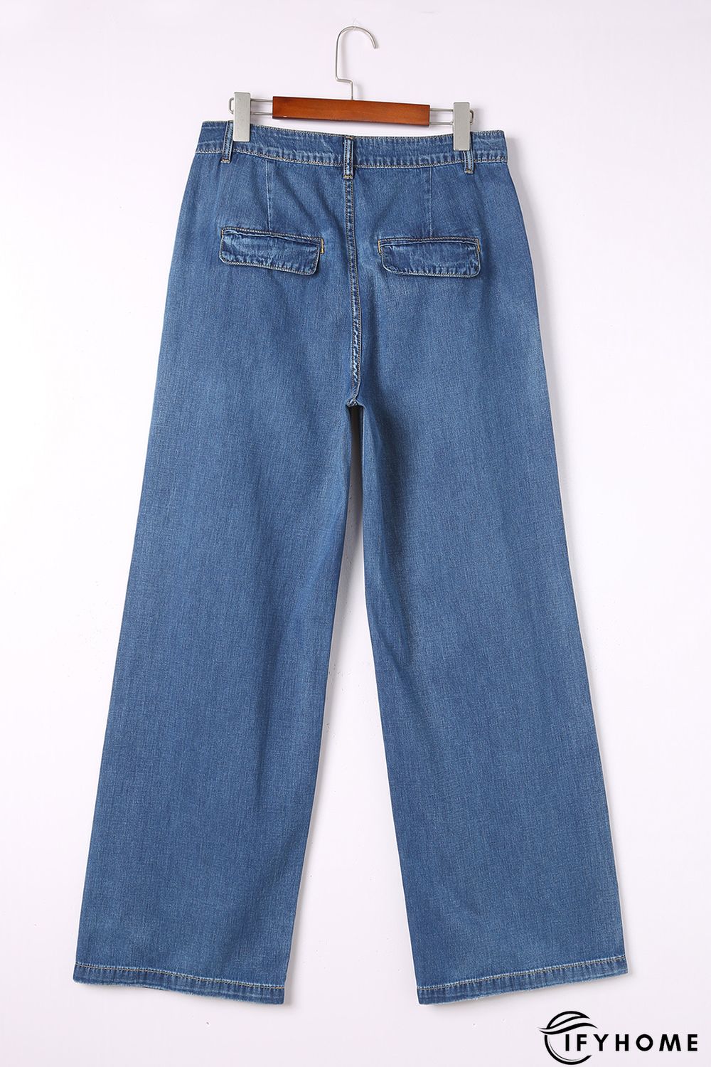 Blue Slouchy Wide Leg Jeans | IFYHOME