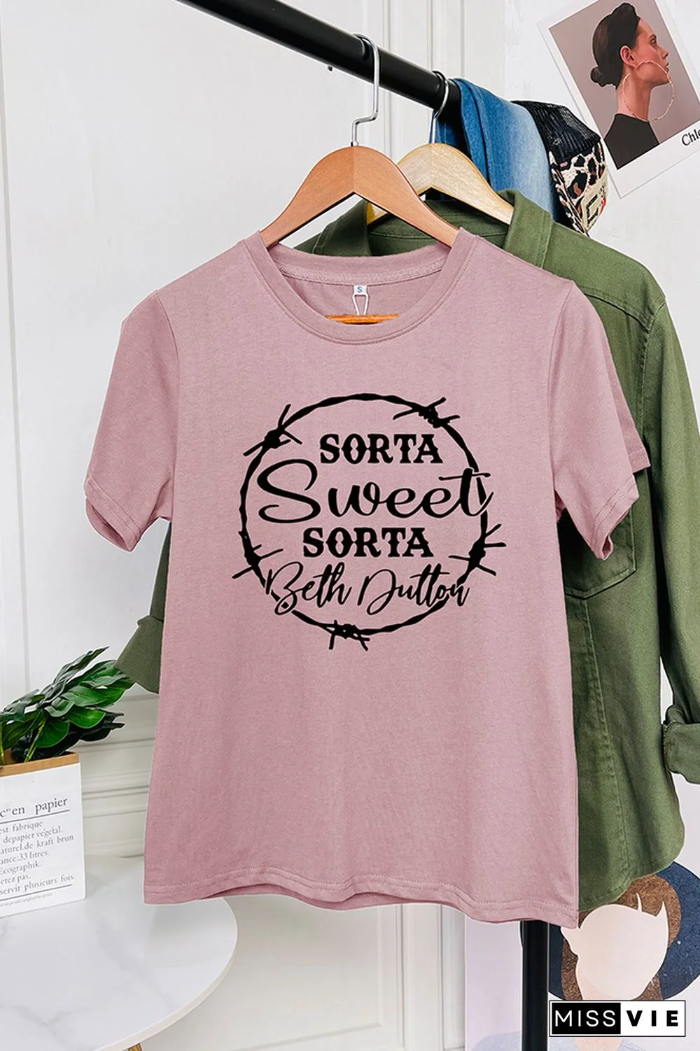 Sorta Sweet Sorta Beth Dutton Short Sleeve Graphic Tee Wholesale