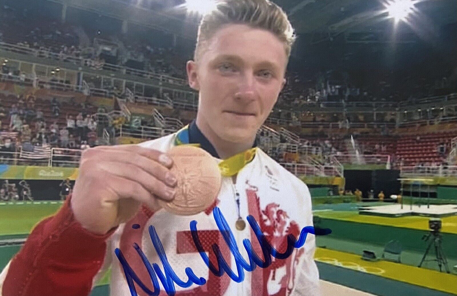 Nile Wilson Genuine Hand Signed 6X4 Photo Poster painting - Team GB - Olympics - Gymnast 4